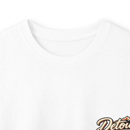 Detour Classic Car Long Sleeve Tee – 'Take The Long Way' Vintage Hot Rod Shirt