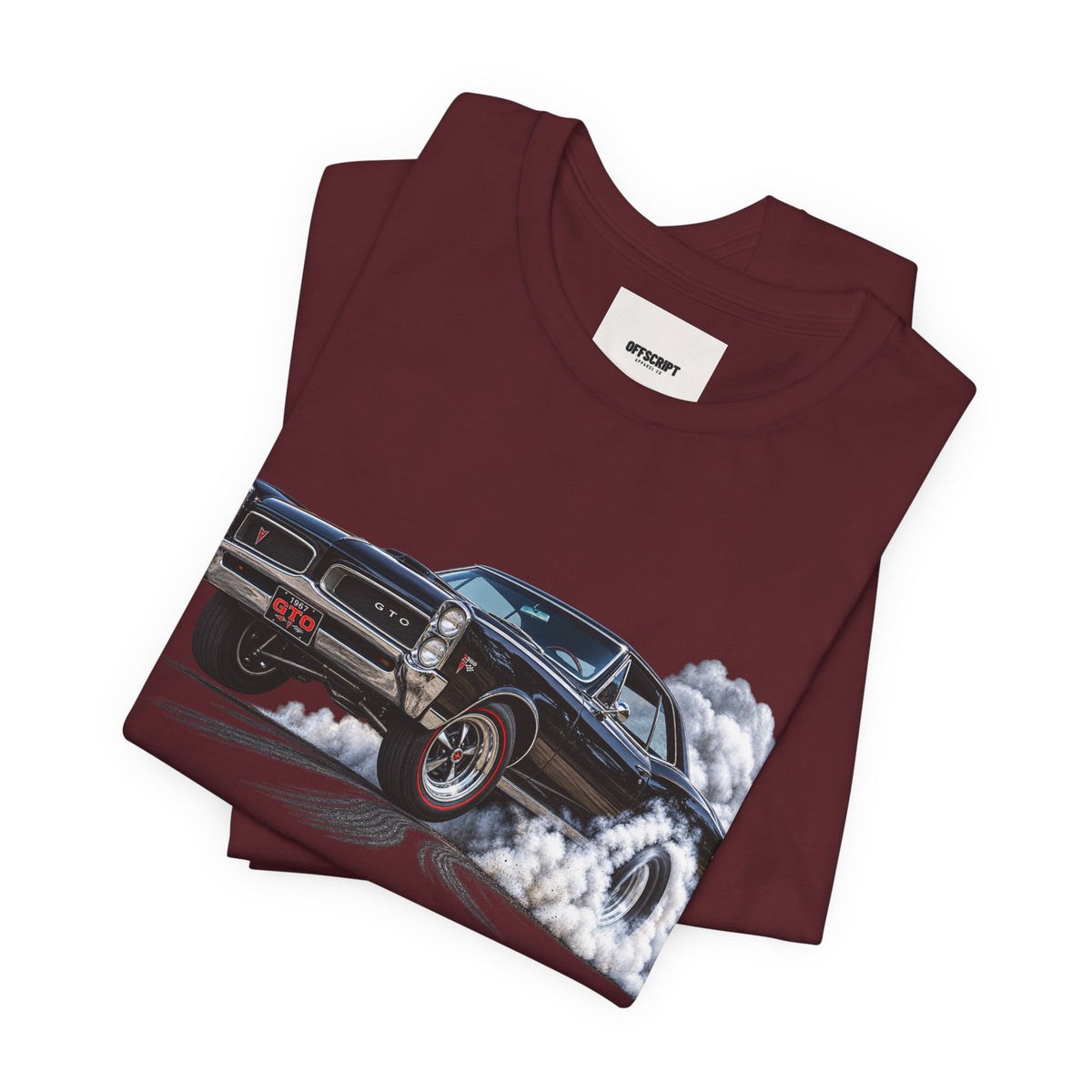 Vintage Muscle Car Tee — Burnout Classic Car Graphic T-Shirt