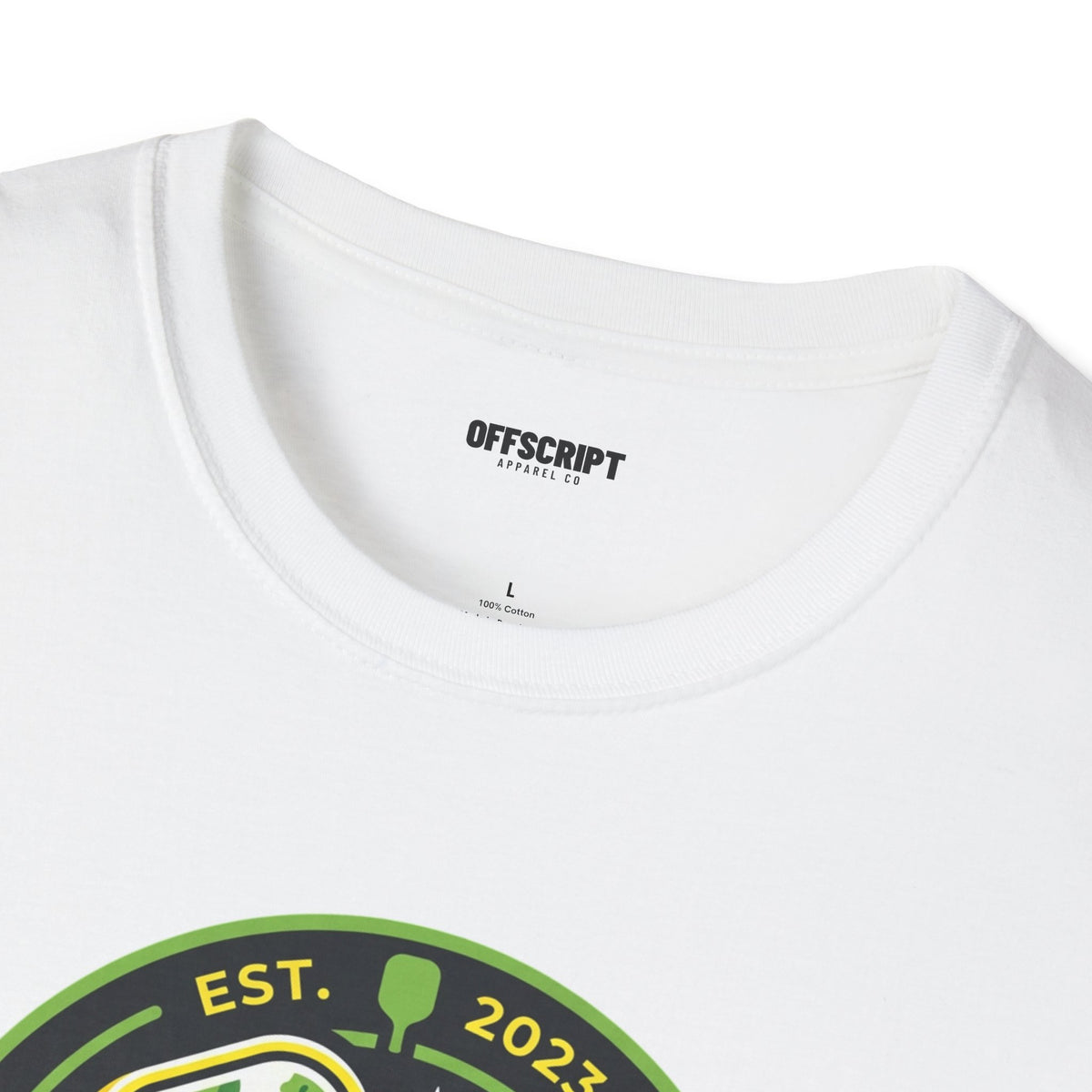 Pickleball Retro Crest T-Shirt — 'Pickleball' Vintage Logo Tee