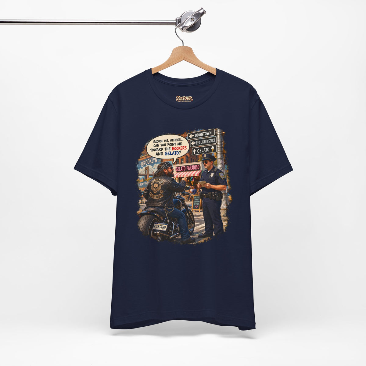 Motorcycle Rider Vintage Graphic Tee