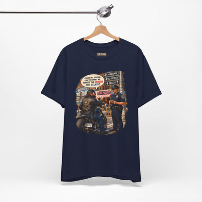 Motorcycle Rider Vintage Graphic Tee