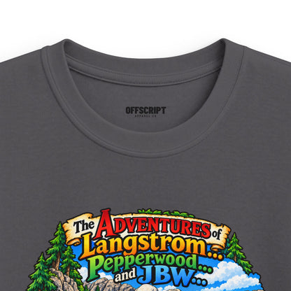 Kids Tee — Adventure of Langstrom Pepperwood Club Vintage Camp Graphic