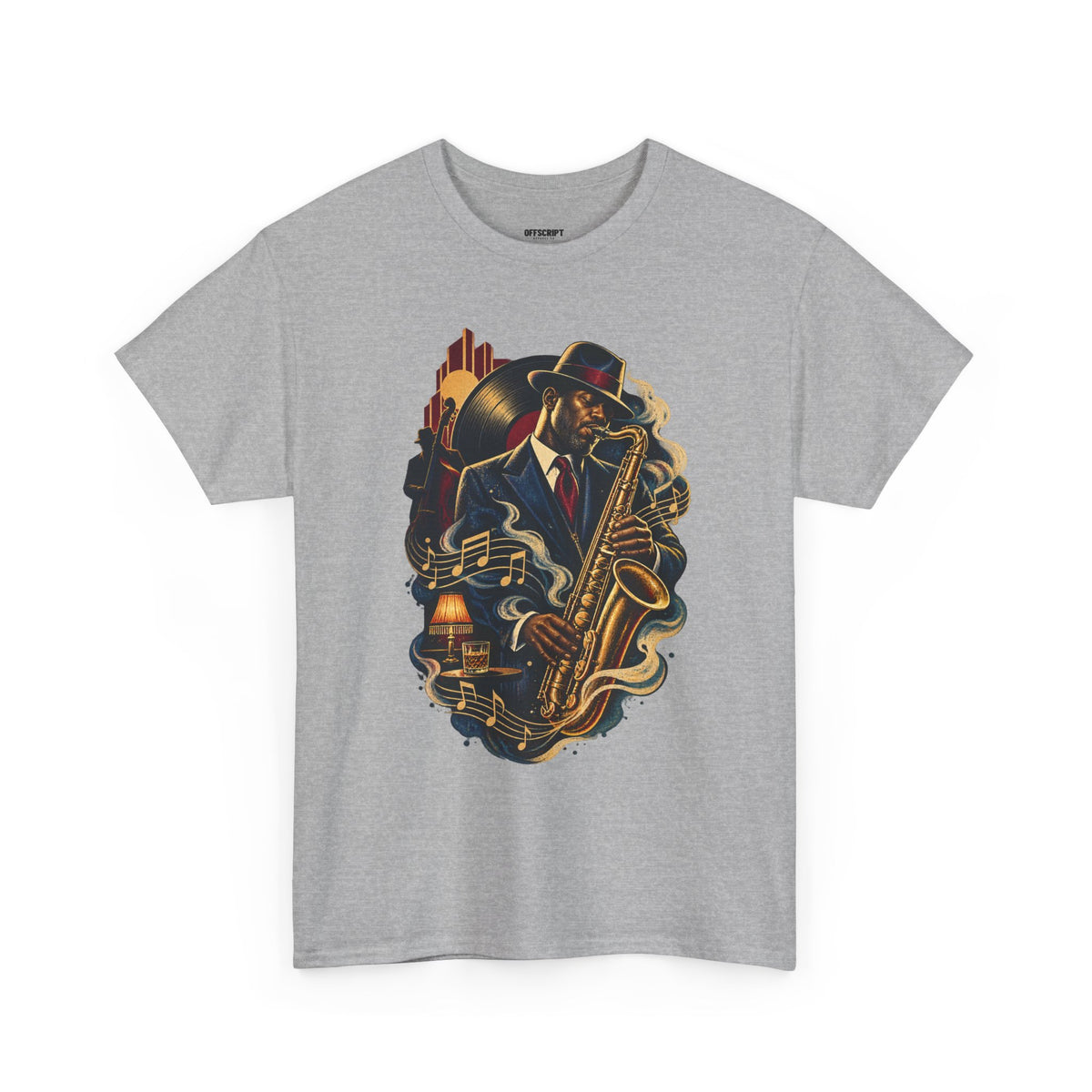 Saxophone Jazz Musician T-Shirt — Vintage Sax Player Tee