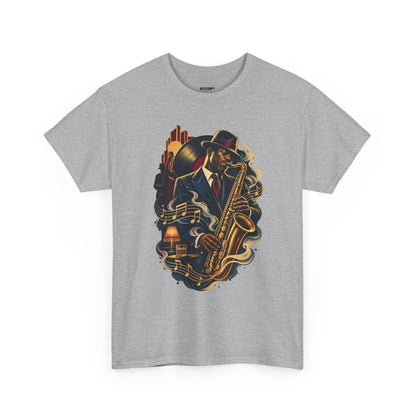 Saxophone Jazz Musician T-Shirt — Vintage Sax Player Tee