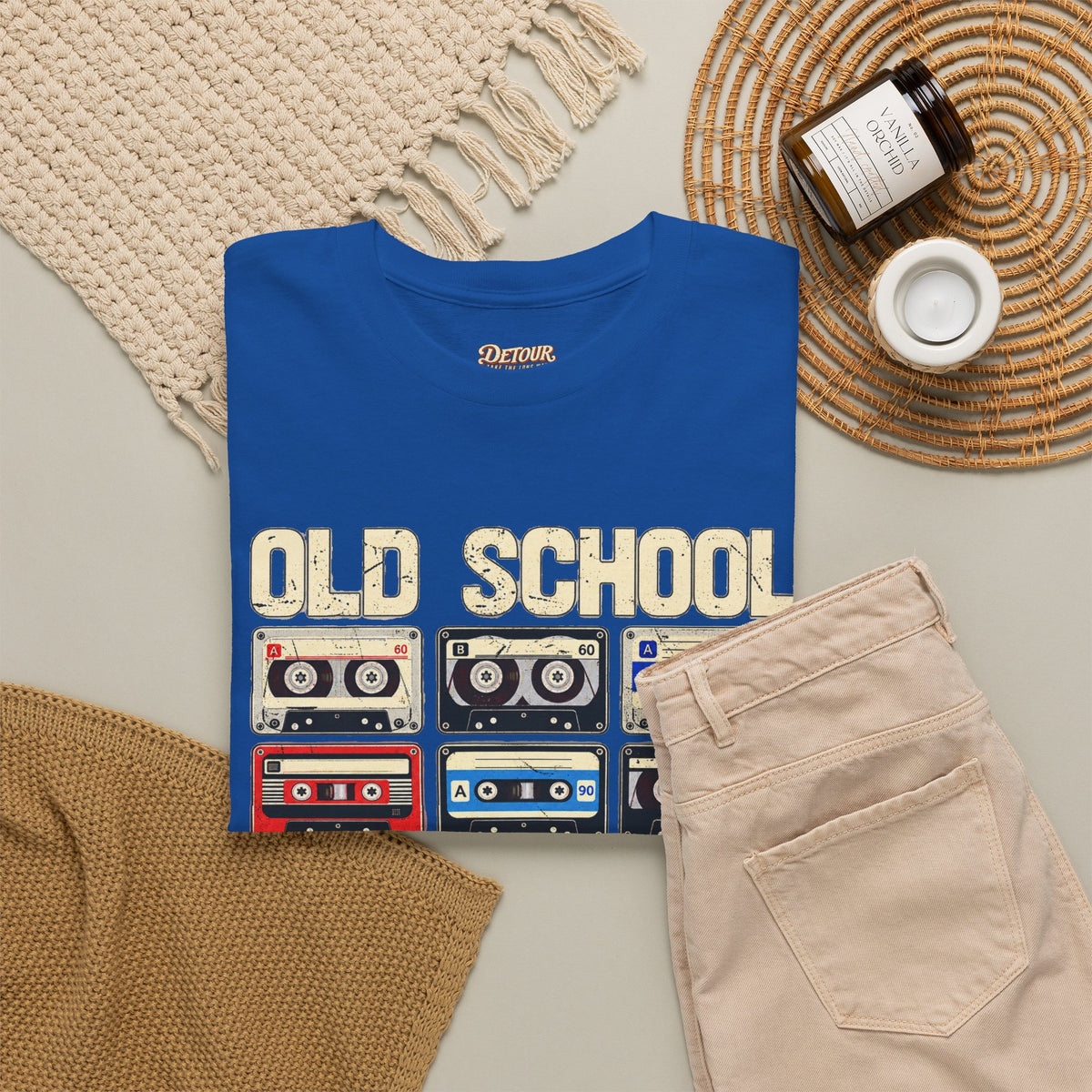 Old School Playlist Cassette Tape T-Shirt