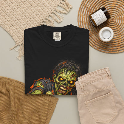 Zombie Attack T‑Shirt — Graphic Horror Tee for Halloween & Horror Fans