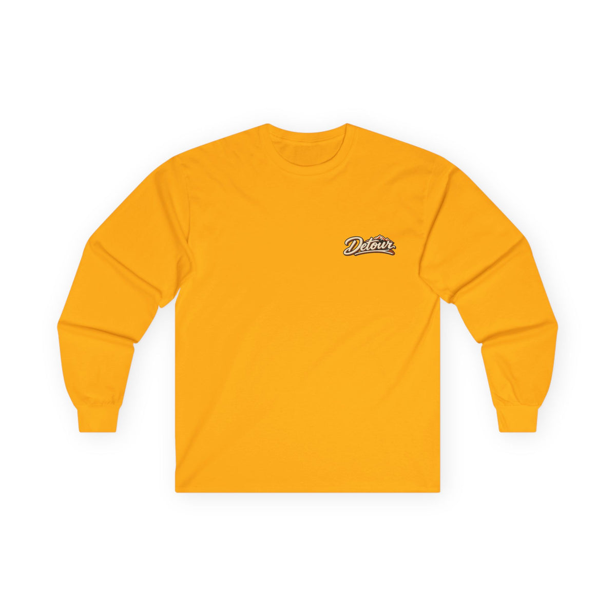 Detour Classic Car Long Sleeve Tee – 'Take The Long Way' Vintage Hot Rod Shirt