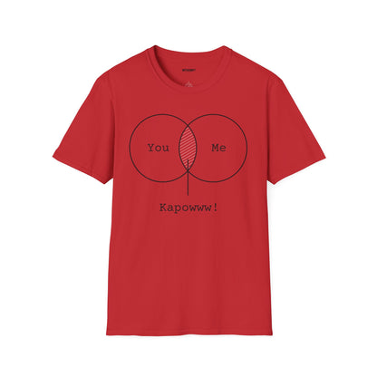 You + Me Venn Diagram T-Shirt — "Kapowww!" Graphic Tee