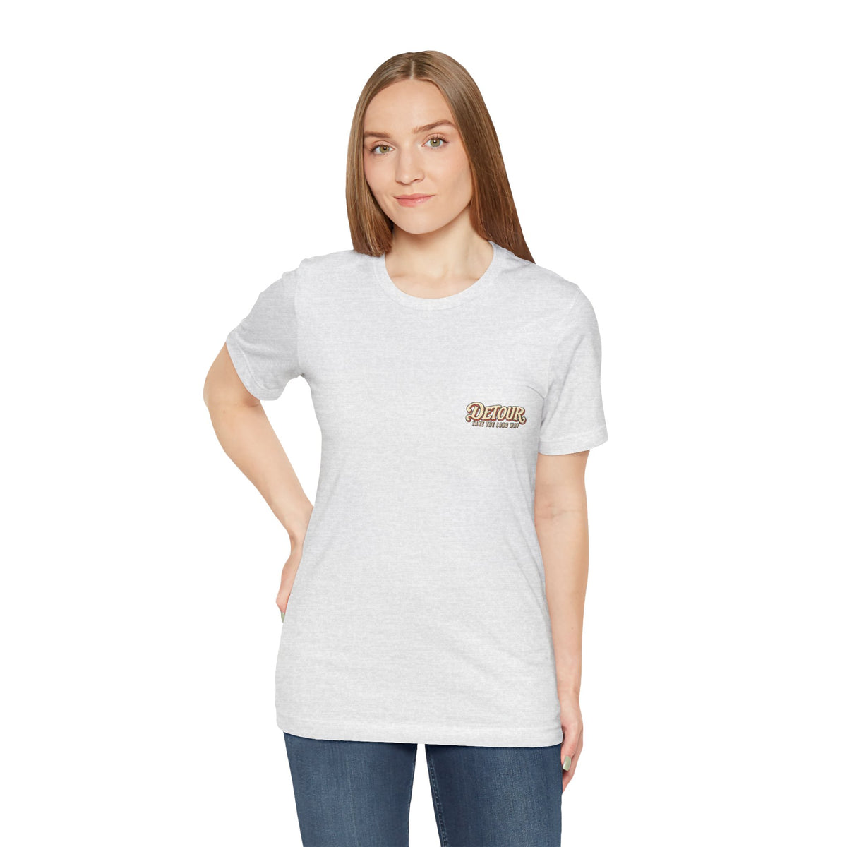 Detour Take the Long Way Tropical Adventure T-Shirt