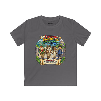 Kids Tee — 'The Adventures of Langstrom & Pepperwood' Storybook Graphic