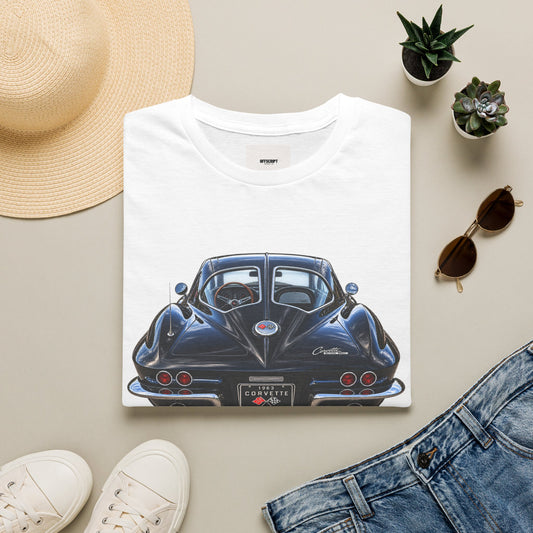 Classic Corvette Rear View T-Shirt — Vintage Muscle Car Tee