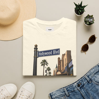 Hollywood Blvd T-Shirt — Vintage Palm Trees & Walk of Fame Tee