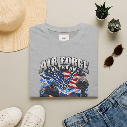 Air Force Veteran T-Shirt — Proudly Served Military Graphic Tee