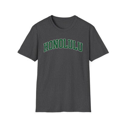 Honolulu Arch Logo T-Shirt — Vintage Collegiate Hawaii Tee