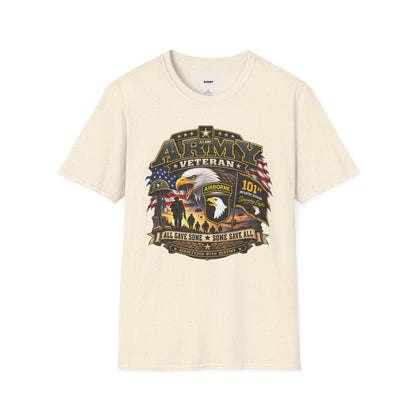 Army Veteran T-Shirt — Patriotic Eagle Airborne Tribute