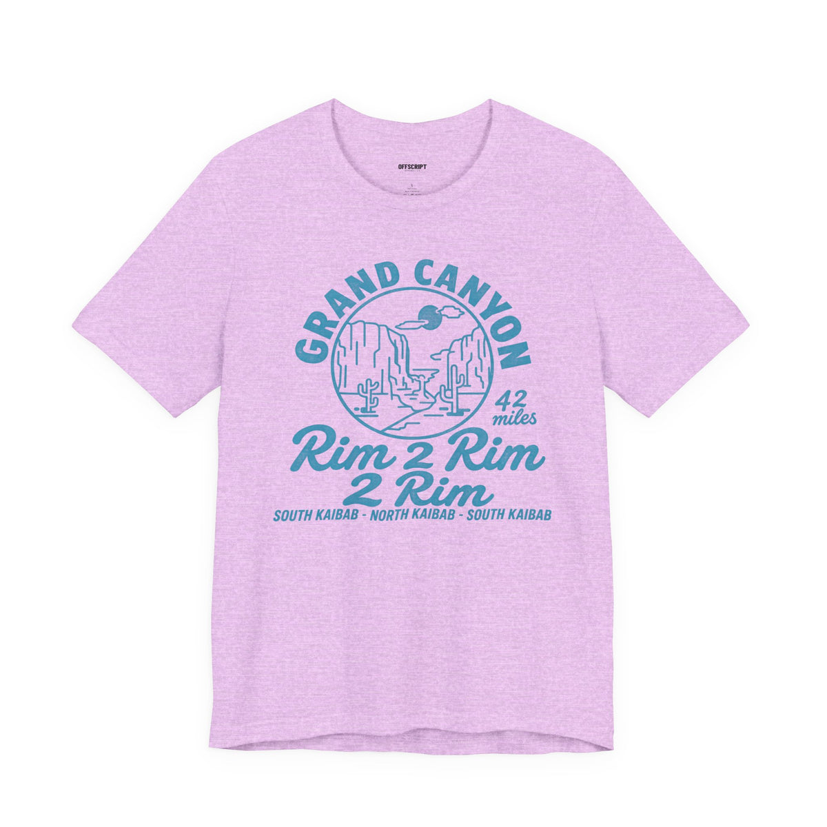 Grand Canyon Rim 2 Rim Graphic Tee — 42 Miles Adventure T-Shirt