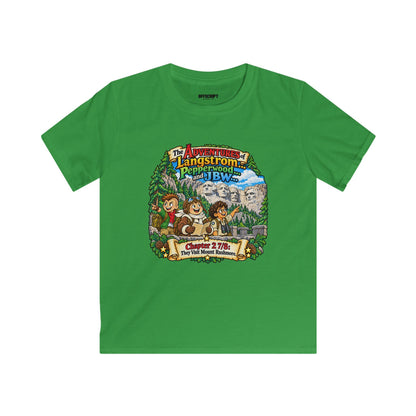 Kids Tee — Adventure of Langstrom Pepperwood Club Vintage Camp Graphic