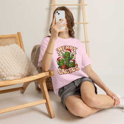 Merry Cactus Christmas Tee — Festive Holiday Cactus Shirt