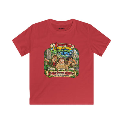 Kids Adventure T‑Shirt — "The Adventures of Langstrom & Pepperwood" Cartoon Tee