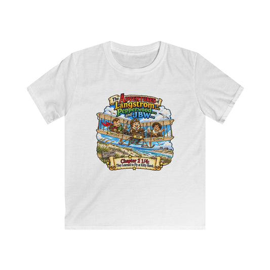 Kids Adventure Tee — Langstrom's Pepperwood J.B.W.S. Vintage Nature Graphic