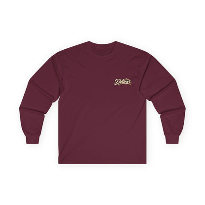 Detour Classic Car Long Sleeve Tee – 'Take The Long Way' Vintage Hot Rod Shirt