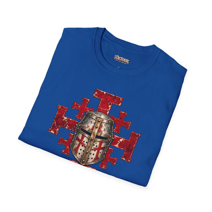 Deus Vult Crusader Shield T-Shirt