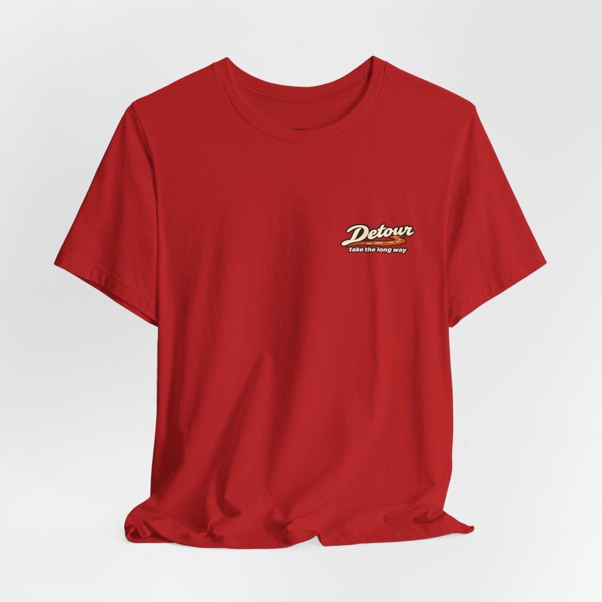 Detour Take the Long Way Road Trip Graphic T-Shirt