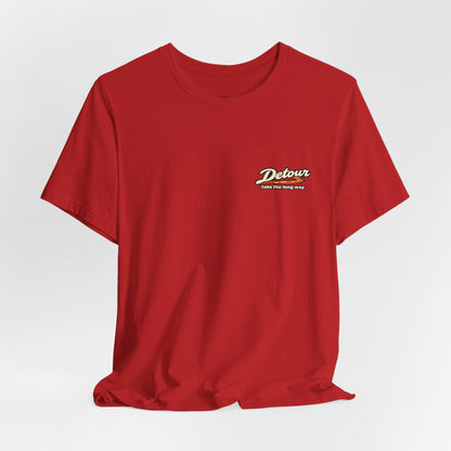 Detour Take the Long Way Road Trip Graphic T-Shirt