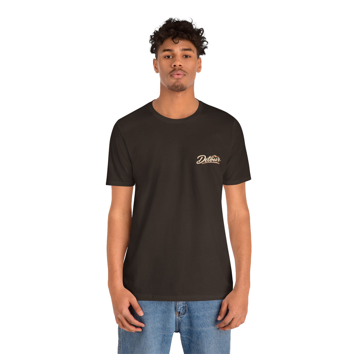 Detour Graphic Tee — 'Detour: Take the Long Way' Vintage Road Trip T‑Shirt