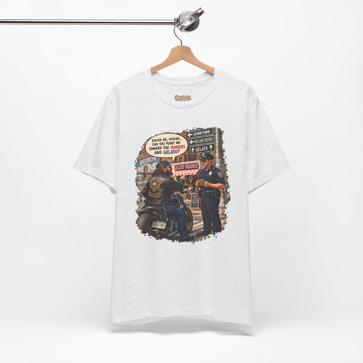 Motorcycle Rider Vintage Graphic Tee