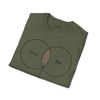 You + Me Venn Diagram T-Shirt — "Kapowww!" Graphic Tee