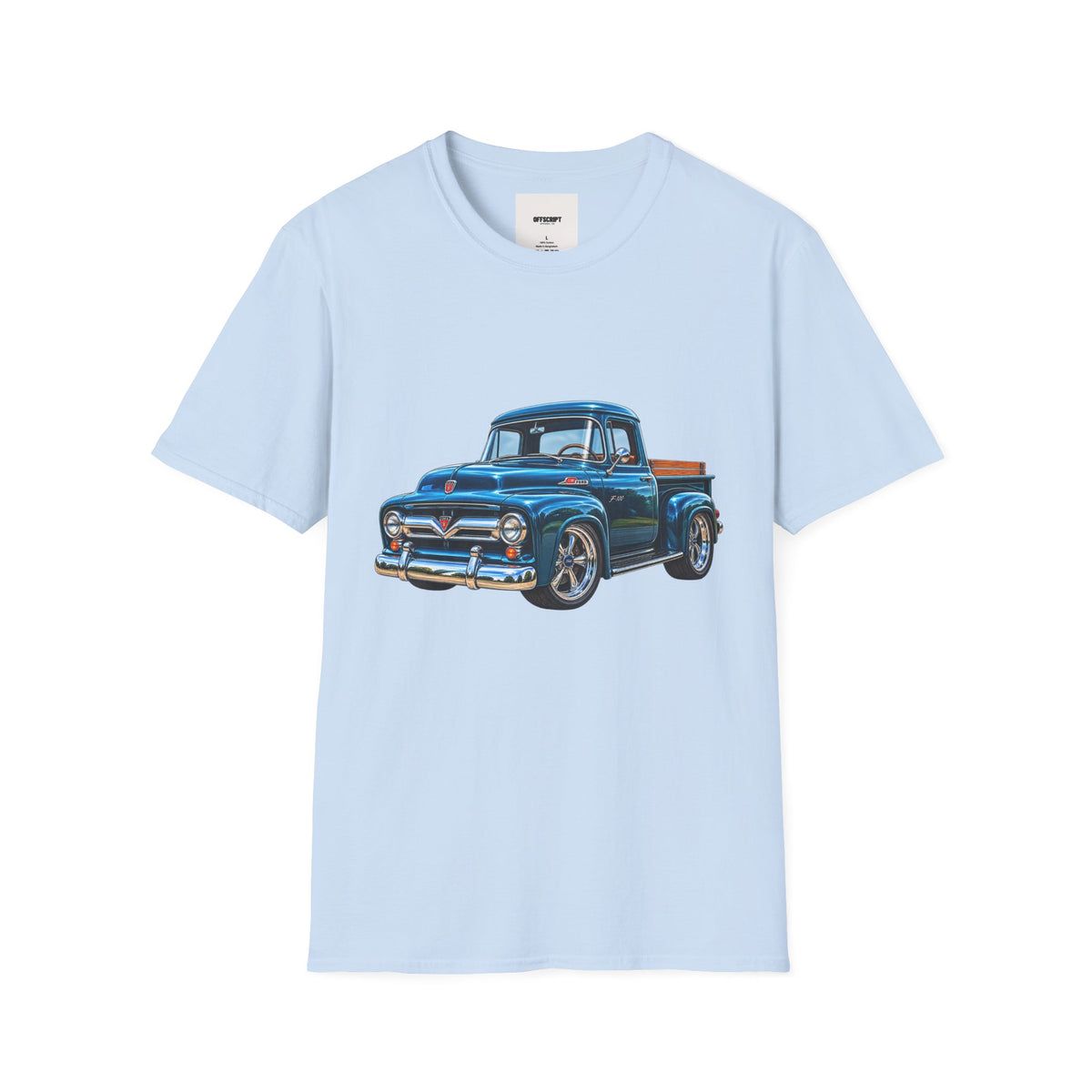 Vintage Blue Pickup T‑Shirt — Classic Retro Truck Graphic Tee