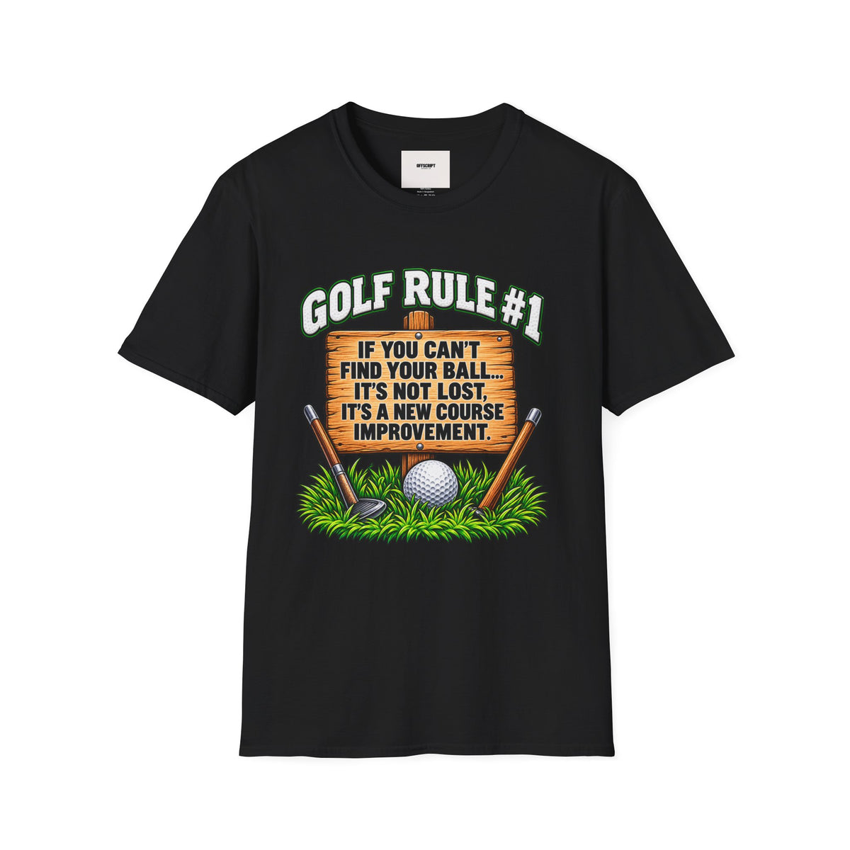 Golf Rule #1 T-Shirt — If You Can’t Find Your Ball Funny Golf Shirt