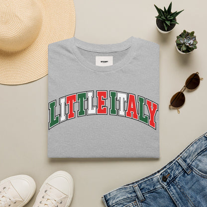 Little Italy T-Shirt — Vintage Italian Flag Graphic Tee