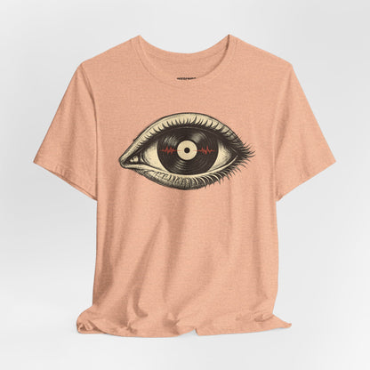 Graphic Tee — Vintage Vinyl Eye Illustration T‑Shirt