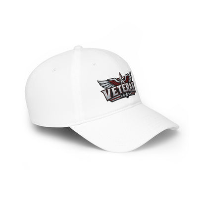 Veteran Embroidered Cap — Low Profile Patriotic Baseball Hat