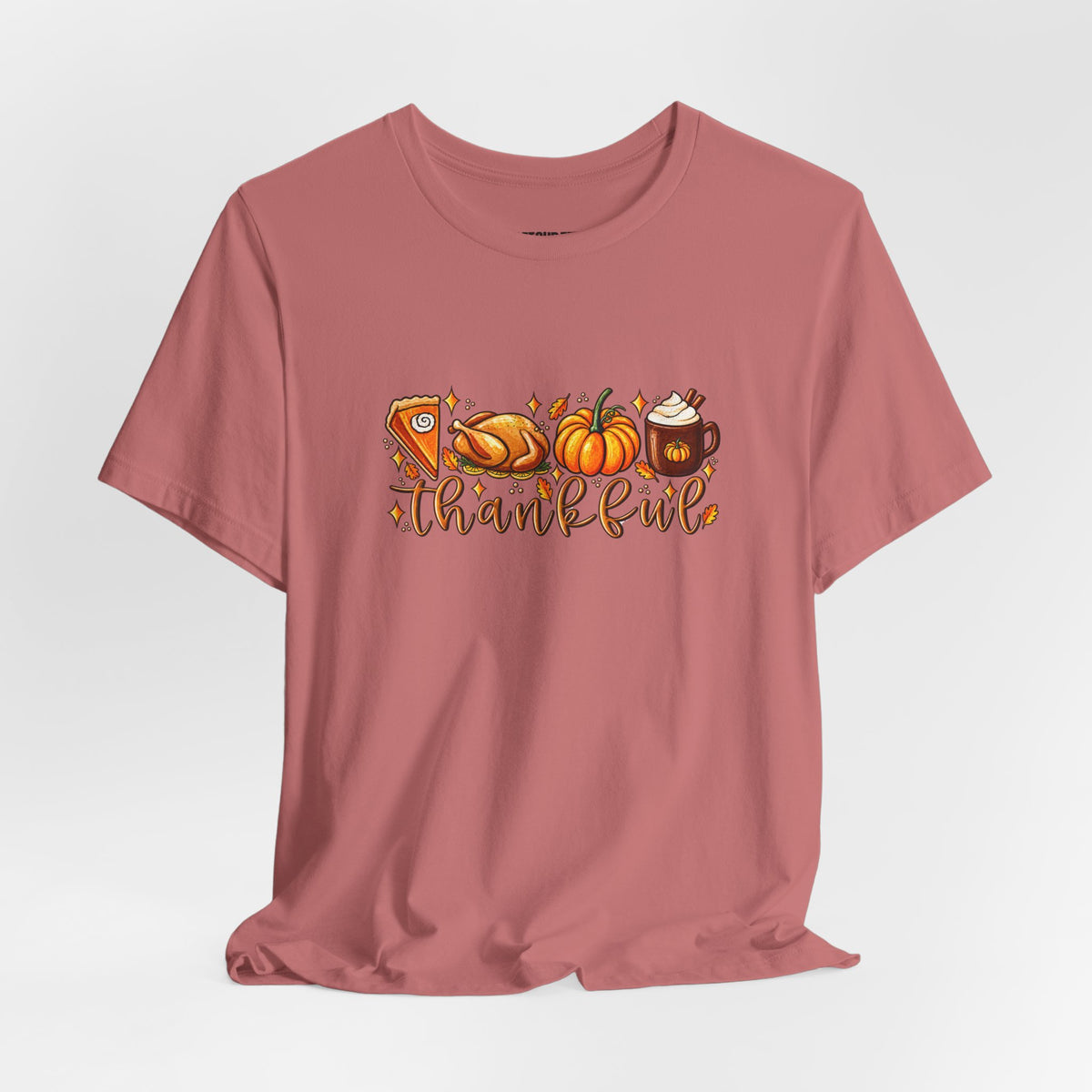 Thankful Harvest Tee — Thanksgiving Pumpkin & Pie Fall Shirt