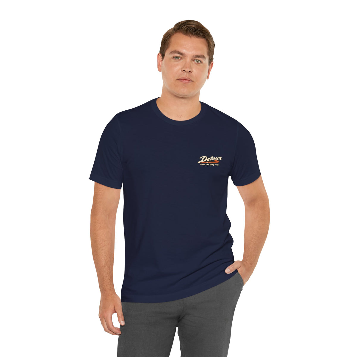 Detour Adventure Tee — 'Take the Long Way' Graphic T‑Shirt