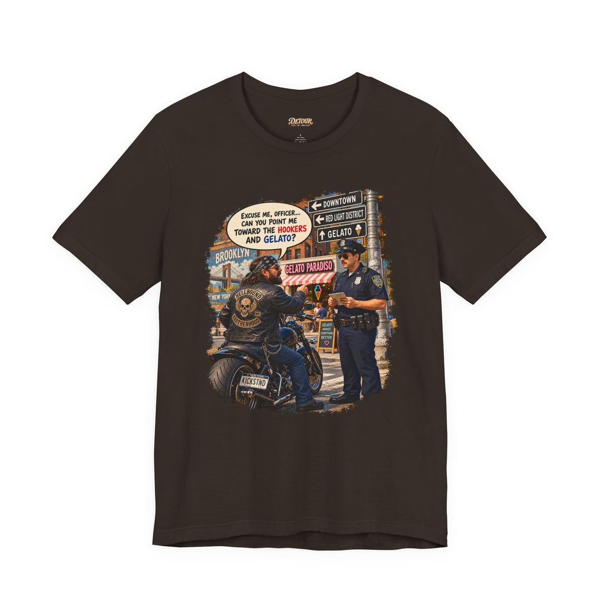 Motorcycle Rider Vintage Graphic Tee