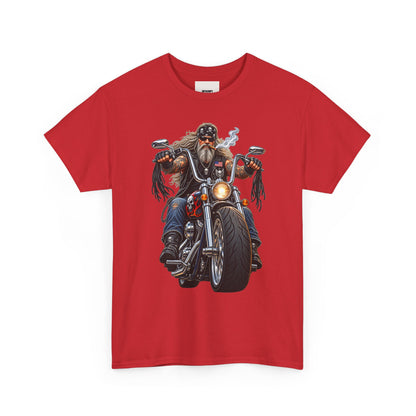 Biker Motorcycle Rider Graphic Tee — Vintage Road Rebel T‑Shirt