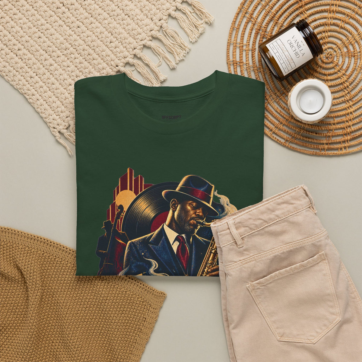 Saxophone Jazz Musician T-Shirt — Vintage Sax Player Tee