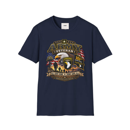 Army Veteran T-Shirt — Patriotic Eagle Airborne Tribute