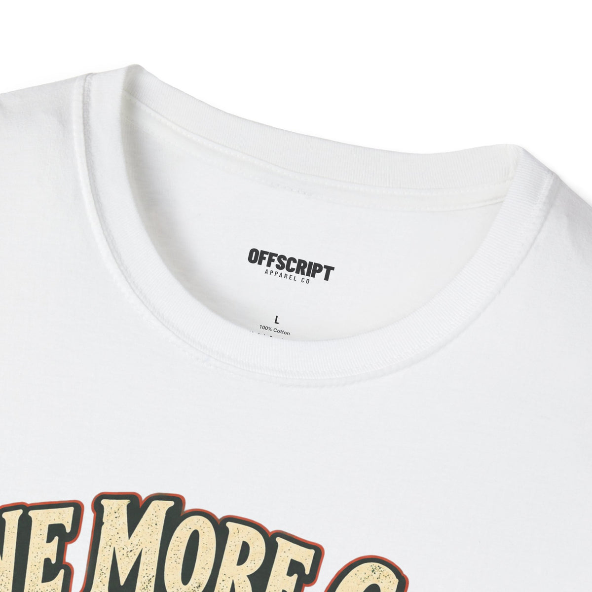 Fishing T-Shirt — "One More Cast" Bass Graphic Tee
