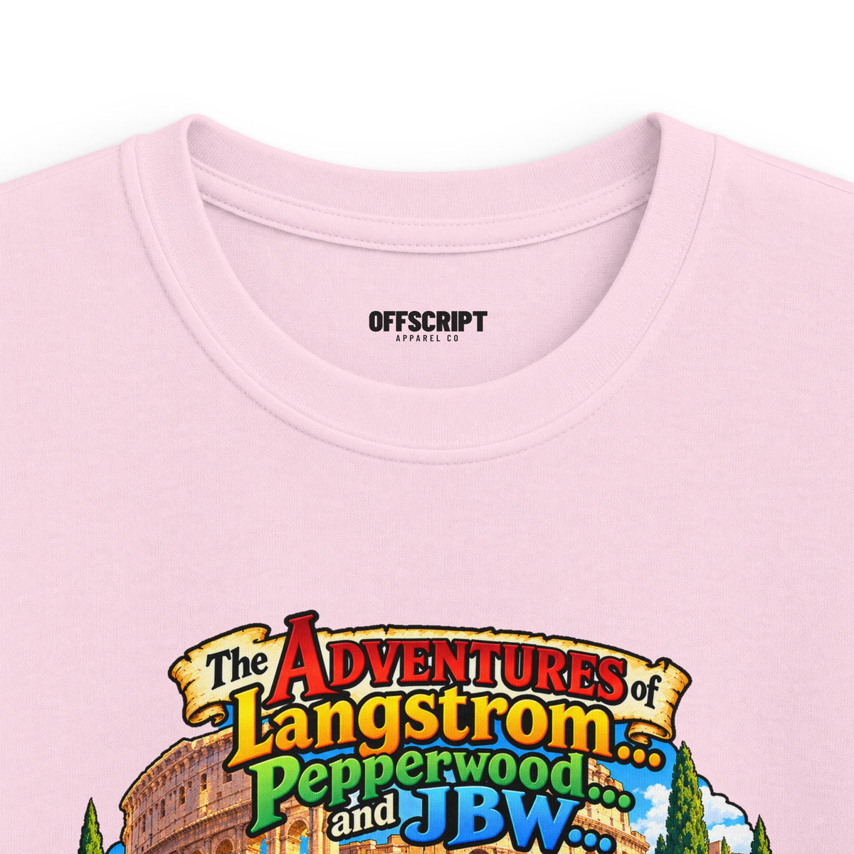 Kids Tee — 'The Adventures of Langstrom & Pepperwood' Illustrated Storybook Design