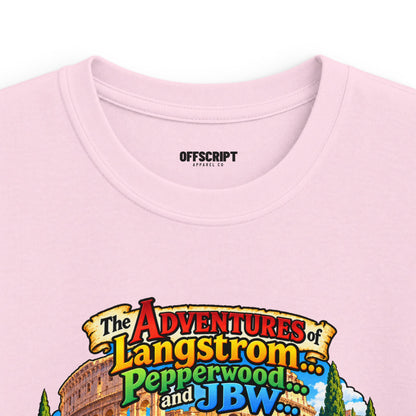 Kids Tee — 'The Adventures of Langstrom & Pepperwood' Illustrated Storybook Design