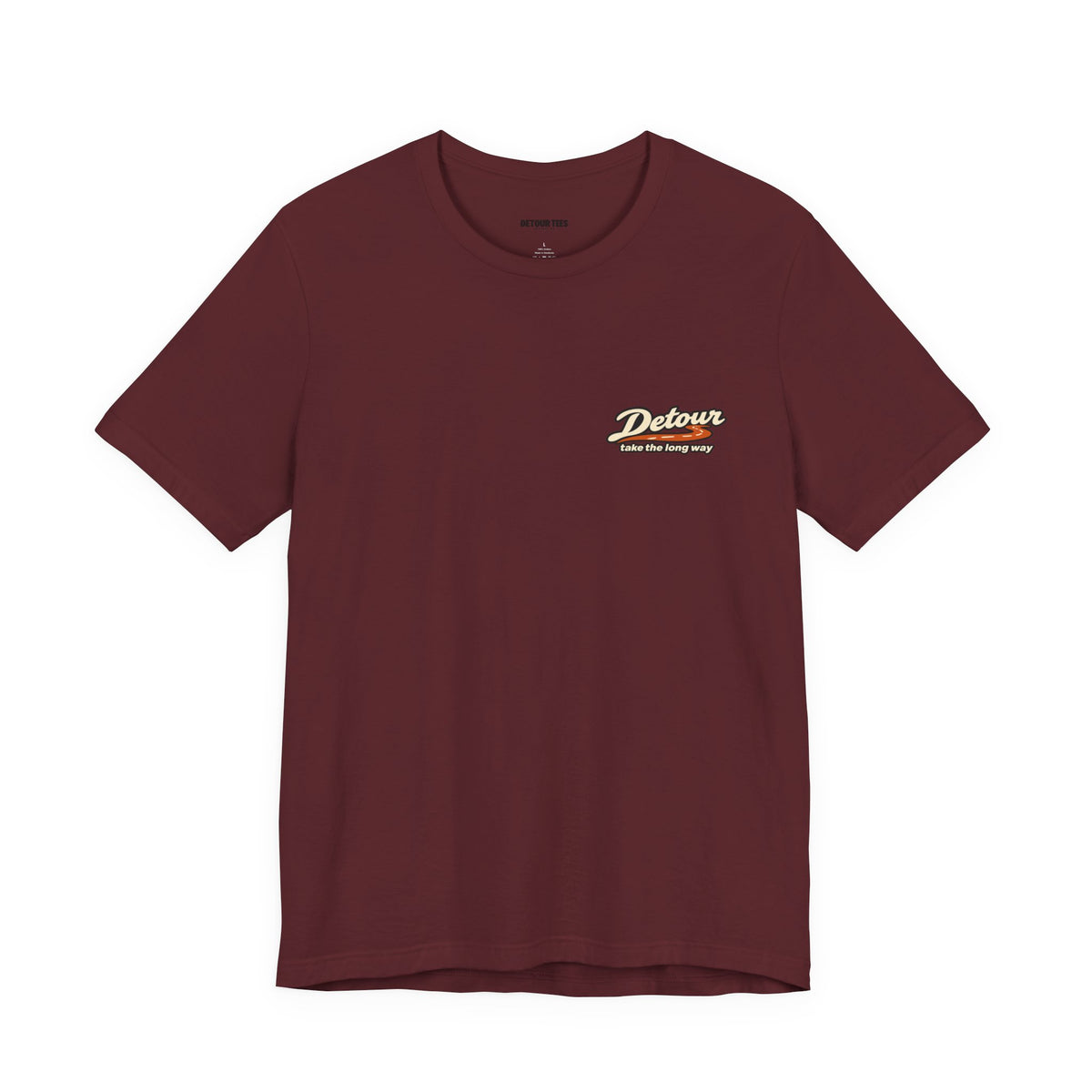 Detour Take the Long Way Road Trip Graphic T-Shirt