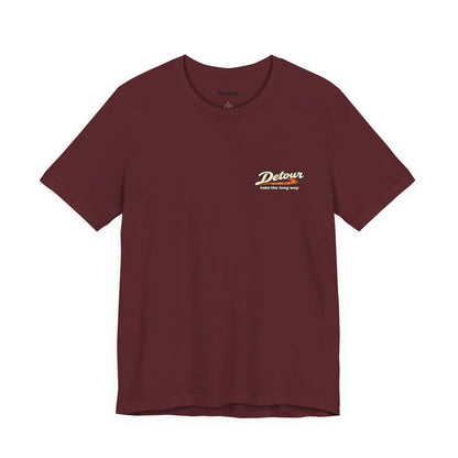 Detour Take the Long Way Road Trip Graphic T-Shirt