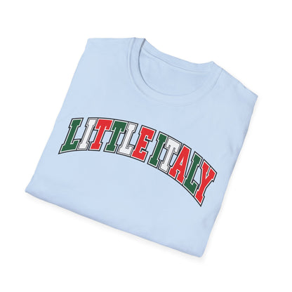 Little Italy T‑Shirt — Italian Flag Arch Graphic Tee