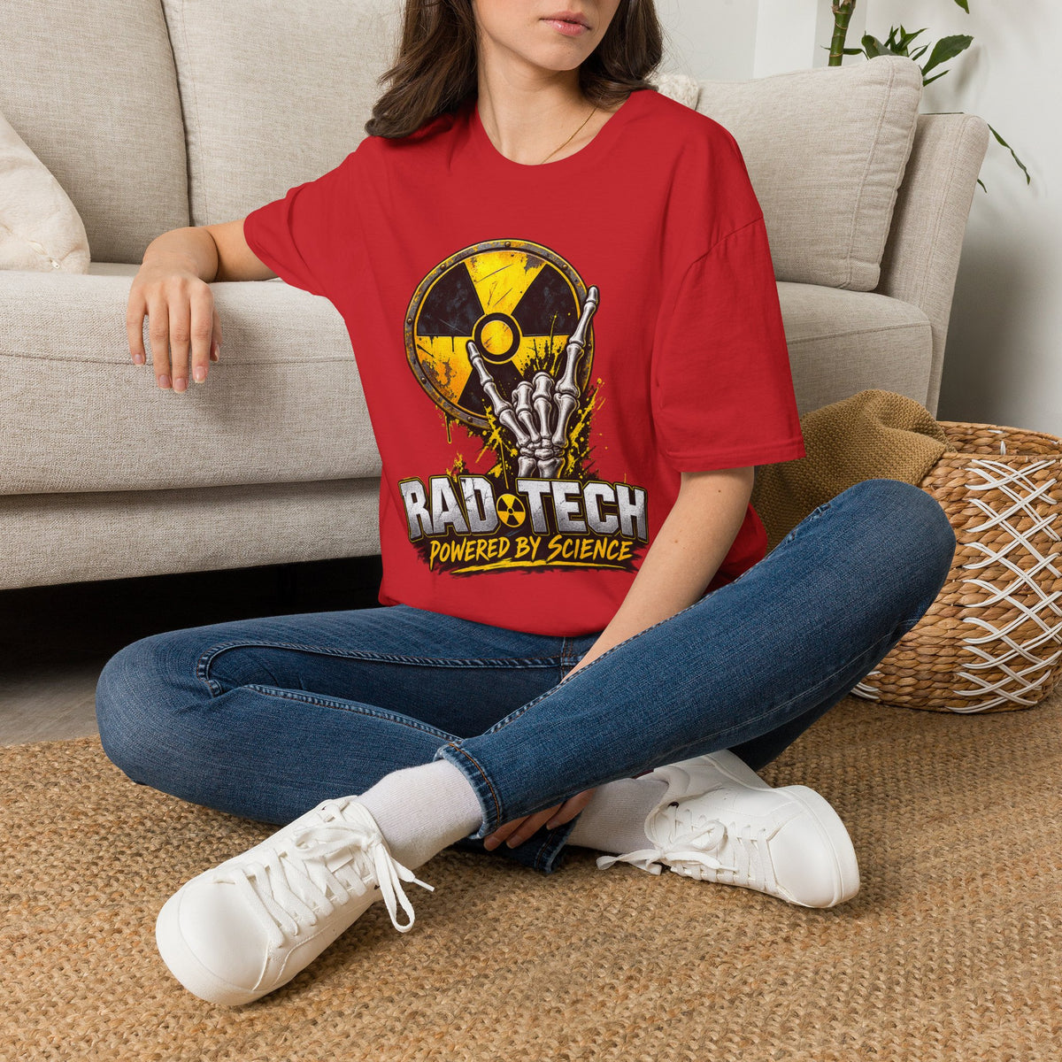 Bad Tech T-Shirt — Powered by Science Radioactive Logo Tee