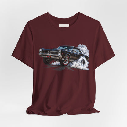 Vintage Muscle Car Tee — Burnout Classic Car Graphic T-Shirt